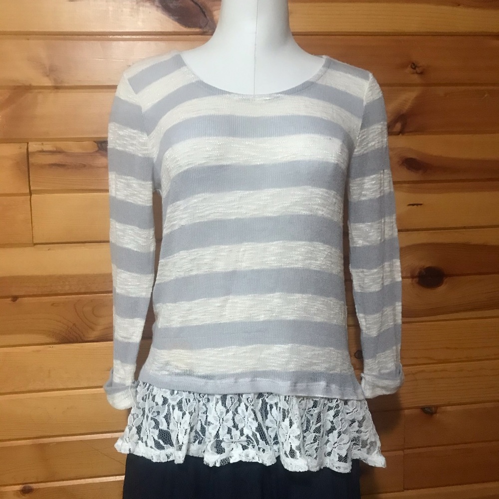 🍀 Maison Jules Women’s long sleeve tops medium